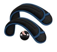ZINZ Confezione da 2 Spallina Universale con Cuscino Ultra Spesso per Borsa, Bagaglio, Tracolla, Lunga, Antiscivolo e Traspirante,Nero-Blu