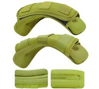 ZINZ Confezione da 2 Spalline Larghe Universali con Cuscino Ultra Spesso per Borsa da Viaggio, Zaino, Borsa a Tracolla, Antiscivolo e Traspirante,verde militare