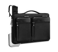 ZINZ Custodia PC 15" 15,6" 16" 17" 17,3" con 5 Tasche | Con manico e cinturino, impermeabile, compatibile con MacBook Pro/Air 16/15", XPS 16" e la maggior parte dei notebook da 15