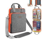 ZINZ Custodia per Laptop 12,9 13 Borsa a Spalla, Borsa Espandibile con Scomparto per Oggetti di Valore, Compatibile con MacBook Neo/Air/Pro 13" M5/M4/M3/M2/M1, iPad 12.9/13/11,L02G05