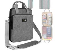 ZINZ Custodia per Laptop 12,9 13 Borsa a Spalla, Borsa Espandibile con Scomparto per Oggetti di Valore, Compatibile con MacBook Neo/Air/Pro 13" M5/M4/M3/M2/M1, iPad 12.9/13/11,L02G06