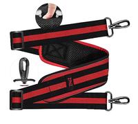 ZINZ da 76 pollici Tracolla universale imbottita fissa ultra spessa,con cuscino traspirante e doppie fibbie regolabili bilanciate per borsa per laptop Borsa a tracolla ecc,Strisce-BRB