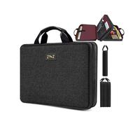 ZINZ Sottile ed Espandibile 15 15.6 16 Pollici Custodia Borsa Impermeabile, Computer Borsetta Ventiquattrore Compatibile con 15"-16" MacBook PRO HP ASUS dell Lenovo Ace,B04K01