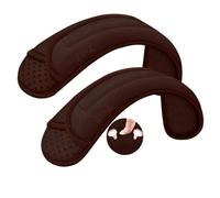 ZINZ Spallacci Universali in Confezione da 2 con Cuscino Ultra Spesso per Borsa da Viaggio, Borsa a Tracolla, Più Lunga, Antiscivolo e Traspirante，Marrone