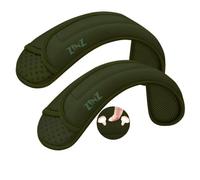 ZINZ Spallacci Universali in Confezione da 2 con Cuscino Ultra Spesso per Borsa da Viaggio, Borsa a Tracolla, Più Lunga, Antiscivolo e Traspirante，Verde