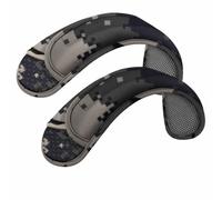 ZINZ Spallacci Universali in Confezione da 2 con Cuscino Ultra Spesso per Borsa da Viaggio, Borsa a Tracolla, Più Lunga, Antiscivolo e Traspirante，Grigio mimetico-2Pack