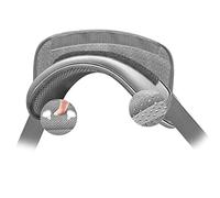 ZINZ Tracolla Cintura Pad Cuscino Spalla con Cuscino Ultra Spesso per Cinghie Borsa a Tracolla/Laptop/Messenger, più Lunga, Antiscivolo e Traspirante -Grigio