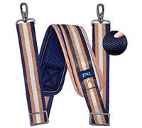 ZINZ Tracolla da 79", CJPcino Fisso Extra Spesso e Cinturino di Ricambio Universale a Doppi Bilanciamento con Ganci Girevoli in Metallo (200cm,Oro blu)