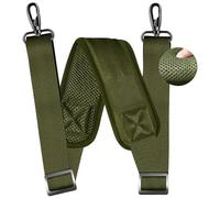 ZINZ Tracolla da 79", Cuscino Fisso Extra Spesso e Cinturino di Ricambio Universale a Doppi Bilanciamento con Ganci Girevoli in Metallo(200cm,Verde militare)