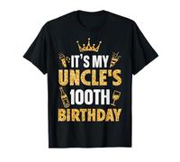 Zio È Il Centesimo Compleanno di Mio Zio 1925 100 Anni Maglietta