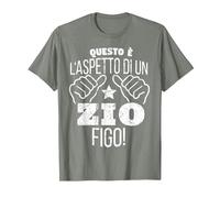 Zio Figo Maglietta Regalo Divertente per Il miglior Zio Maglietta