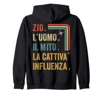 Zio I'uomo Il Mito La Cattiva Influenza Famiglia Fratelllo Felpa con Cappuccio