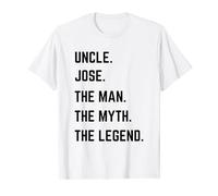 Zio Jose The Man The Myth The Legend Festa del papà Maglietta