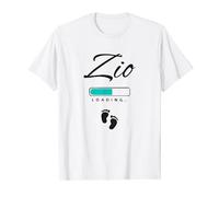 Zio Loading Neonato Incinta Gravidanza Nascita Futur Regalo Maglietta