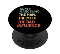 Zio Marcelino Citazione The Man The Myth The Bad Influence PopSockets PopGrip Adesivo