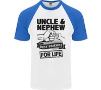 Zio & Nipote Best Friends Uncles Giorno DA UOMO S/S Baseball Maglia