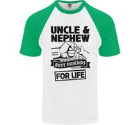 Zio & Nipote Best Friends Uncles Giorno DA UOMO S/S Baseball Maglia