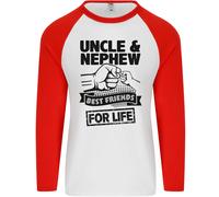 Zio & Nipote Best Friends Uncle's Giorno Uomo L/S Baseball T-Shirt