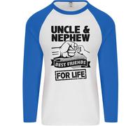 Zio & Nipote Best Friends Uncle's Giorno Uomo L/S Baseball T-Shirt