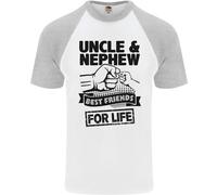 Zio & Nipote Best Friends Uncles Giorno Uomo S/S Baseball Maglietta Da