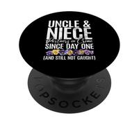 Zio & Nipote partner nel crimine dal primo giorno Umorismo zio PopSockets PopGrip Adesivo