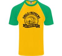 Zio & Nipoti Best Friends Uncles Giorno DA UOMO S/S Baseball T-Shirt