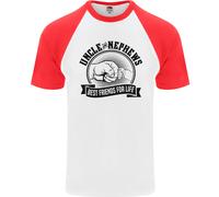Zio & Nipoti Best Friends Uncles Giorno DA UOMO S/S Baseball T-Shirt