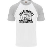 Zio & Nipoti Best Friends Uncles Giorno DA UOMO S/S Baseball T-Shirt