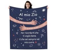 Zio Questo è un Abbraccio solo per te per quando siamo lontani Per ricordarti che ti voglio bene E che sei sempre nel mio Cuore Coperta per lo Zio Idee Regalo per il Compleanno Regalo di Natale