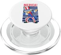 Zio Sam Dabbing 4 luglio Merica Uomini Donne Bambini Adulto PopSockets PopGrip per MagSafe