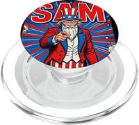 Zio Sam USA Patriotic PopSockets PopGrip per MagSafe