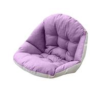Ziociura Cuscino per Sedia a Dondolo Amaca, Supporto per La Schiena, Cuscino Spesso E Confortevole per Seduta Sospesa a Forma di Cesto per Soggiorno, Giardino, Viola