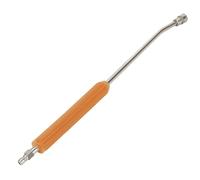 Ziociura Lancia Prolunga Idropulitrice Ugello Prolunga Barra Estensione Acciaio Inoidabile 40 Cm Collegamento Rapido M14 Presa Confortevole Adatta per Veicoli, Arancione, 55 Cm