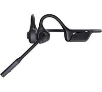 ZIOCOM Cuffie open ear, cuffie Bluetooth 5.1 con microfono, cancellazione del rumore ENC e pulsante muto, cuffie wireless AptX-LL leggere per la guida in ufficio e il lavoro a casa-10 ore (nero)