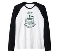 Zion National Park Utah souvenir promemoria donne uomini ragazzo Maglia con Maniche Raglan