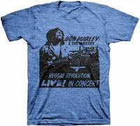 Zion Rootswear Bob Marley Reggae Revolution Live Rasta Musica T Shirt ZRBM1994