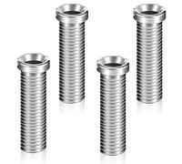 ZIOYA 4 pezzi Vite Cava Per Lavello Universale Filtro Lavello 45MM Addensare Acciaio Inox Viti Fissaggio Cestello Lavello per Tappo Ricambi di Scarico per filtro in filettato Cucina(argento)