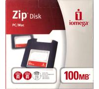 Zip Disk/100mb Comp PC E Mac 10pk Pacco Contenente 10 Dischi Zip da 100mb Dual Format per PC E Mac - Ogni Disco all'Interno E Confezionato Singolarmente in Una Scatoletta di Cartone