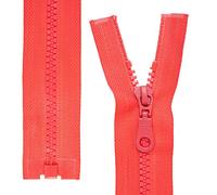 Zip divisibile, 2 pezzi, selezionare la lunghezza e il colore del binario, estremità aperta a 1 via #5, larghezza binario 5,75 mm, larghezza nastro 34 mm, zip di ricambio in plastica, zip in plastica