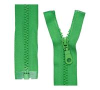 Zip divisibile, 2 pezzi, selezionare la lunghezza e il colore del binario, estremità aperta a 1 via #5, larghezza binario 5,75 mm, larghezza nastro 34 mm, zip di ricambio in plastica, zip in plastica