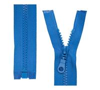 Zip divisibile, 2 pezzi, selezionare la lunghezza e il colore del binario, estremità aperta a 1 via #5, larghezza binario 5,75 mm, larghezza nastro 34 mm, zip di ricambio in plastica, zip in plastica