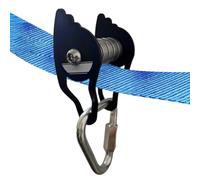 Zip - Kit per cortile esterno - Zip - Disco in acciaio con 6 rulli - ostacoli percorsi accessori con forte