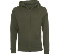 Zip resistente con cappuccio BY012 - Maglia uomo Kangaroo Pocket Zipped Polycott