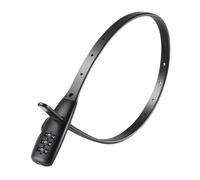 Zip Tie Lock, Helmet Cycle Lock Cable with Combination, Protective Security Anti-Theft Hardware for Door, Stroller, Gate, Skis, Refrigerator, Skateboard, Scooters