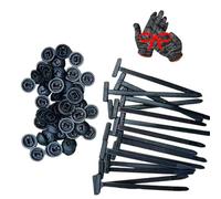 Zip Tie Rivet, Nylon Universal Cable Tie Buckle, Automotive Zip Ties, Cable Ties Tool for Car Daily Repair Quick Fix (30pcs)