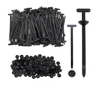Zip Tie Rivet, Nylon Universal Cable Ties Buckle, Heavy Duty Self-Locking Grip Auto Zip Tie Buckles, Multi-Use Automotive Tools for Car Daily Repair (50)