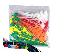 Zip Ties - 0.4x15cm 250 Pieces 7 Colors Nylon Heavy Duty