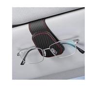 zipelo Supporto per occhiali da sole per aletta parasole auto, gancio magnetico per occhiali da sole, clip per visiere, biglietti, banconote, accessori interni auto (fibra di carbonio, 1 pezzo)
