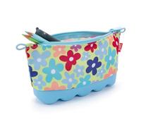 ZIPIT Astuccio con fiori per ragazze, in silicone, grande capacità, per scuola, università e ufficio, Fiori.