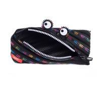 ZIPIT Astuccio Mostro per Bambini, Grazioso Portapenne per Ragazzi, Nero